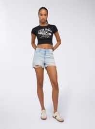 Pantalone Jeans Corto Donna Terranova