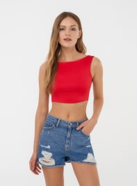 Jeans cortos Mujer Terranova