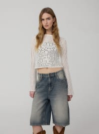 Short en Jeans Femme Terranova