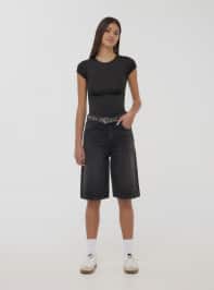 Short en Jeans Femme Terranova