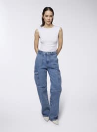 Pantalone Jeans Lungo Donna Terranova