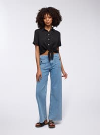 Pantalone Jeans Lungo Donna Terranova