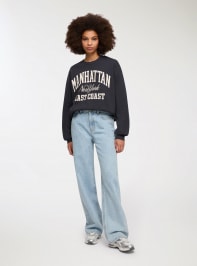 Pantalone Jeans Lungo Donna Terranova