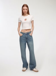 Pantalone Jeans Lungo Donna Terranova