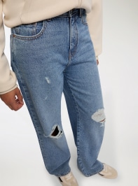 Pantalone Jeans Lungo Donna Terranova