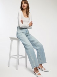 Pantalone Jeans Lungo Donna Terranova