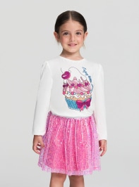 Long-sleeved T-shirt Girls Terranova