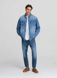 Pantalone Jeans Lungo Herren Terranova