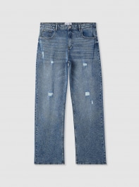 Pantalone Jeans Lungo Mujer Terranova