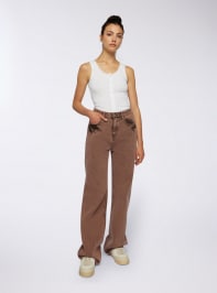 Pantalone Jeans Lungo Donna Terranova
