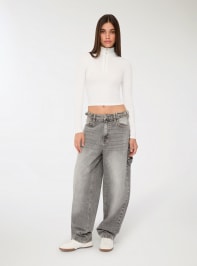 Pantalone Jeans Lungo Damen Terranova