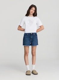 Short en Jeans Fille Terranova