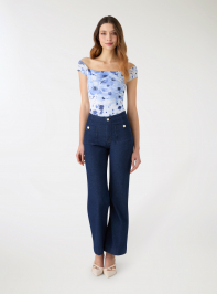 Pantalone Jeans Lungo Donna Terranova