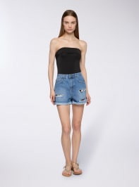 Pantalone Jeans Corto Donna Terranova