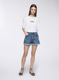 Short en Jeans Femme Terranova