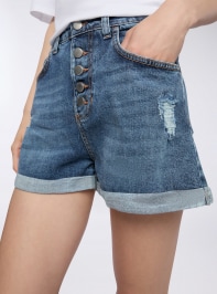 Pantalone Jeans Corto Donna Terranova