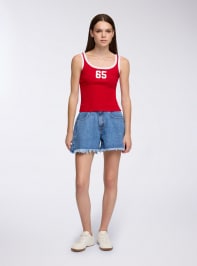 Pantalone Jeans Corto Donna Terranova