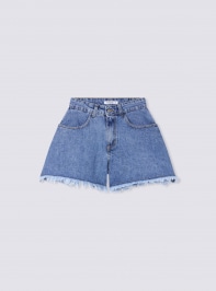 Pantalone Jeans Corto Donna Terranova