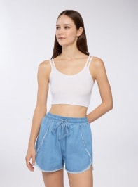 Short pants jeans Woman Terranova