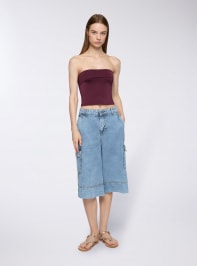 Pantalone Jeans Corto Donna Terranova