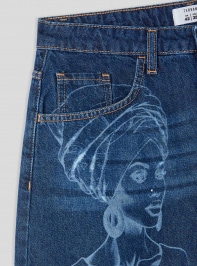 Short en Jeans Femme Terranova