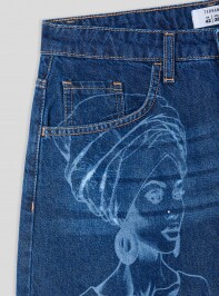 Short en Jeans Femme Terranova
