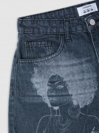 Short en Jeans Femme Terranova