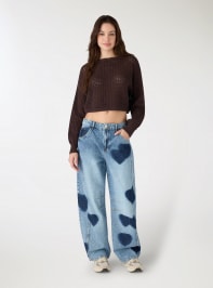 Pantalone Jeans Lungo Donna Terranova