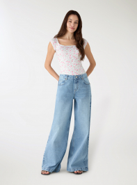 Pantalone Jeans Lungo Donna Terranova