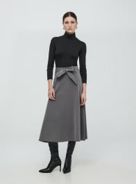 スカート THEORY Woman Skirt Grey O0801304 A08 SAB0067471001S358_det_1_110802