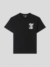 Tシャツ・カットソー [READY4NEXT] TeddyBear Artwork short sleeved Tshirt(BLACK) Black T-shirt with front/back teddy bear print - Buy Online