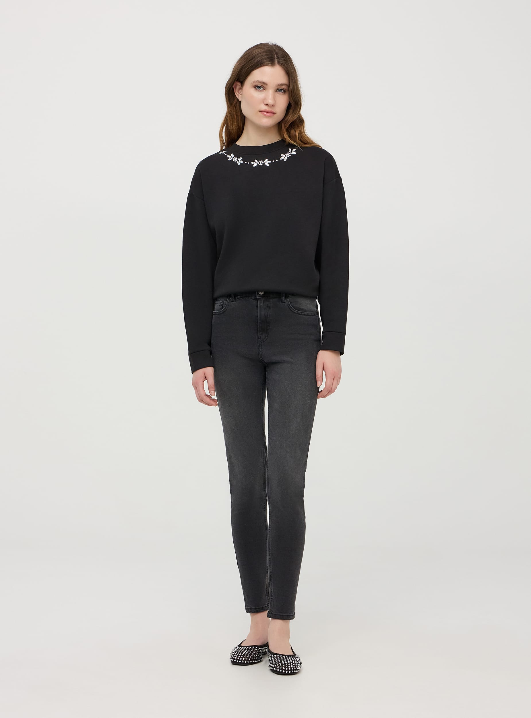 Jeans mom fit terranova sales