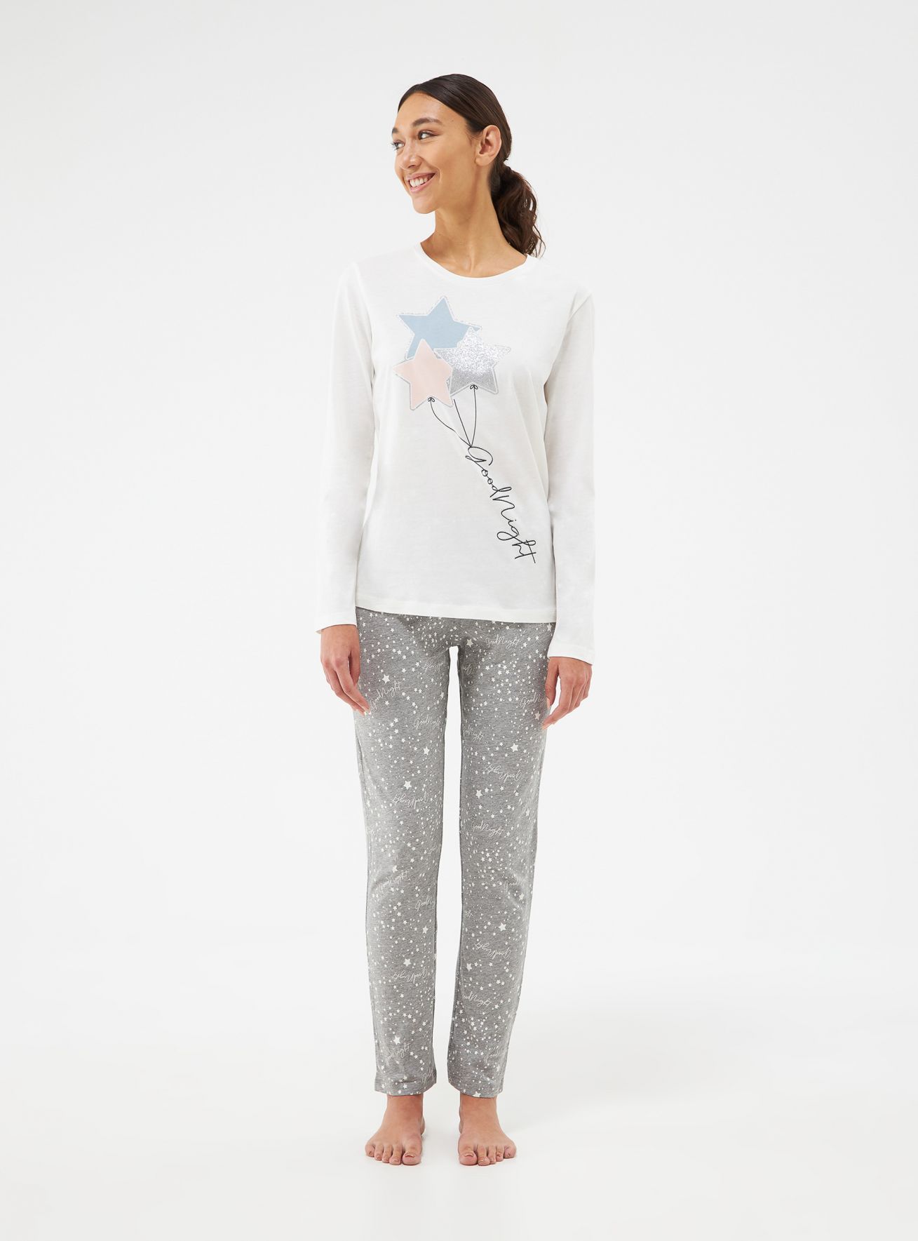 lana Conjunto de pijama con estampado de estrellas | Terranova
