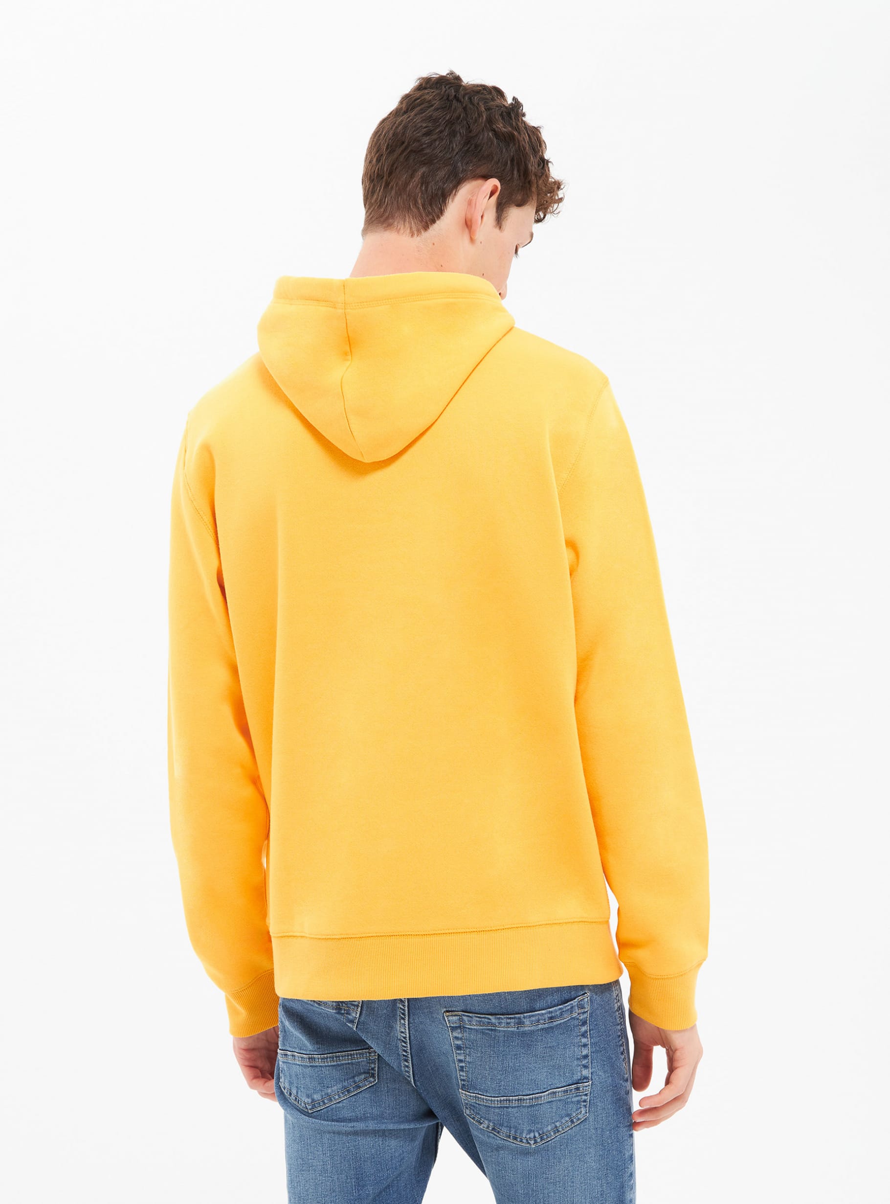 Yellow sun Basic hooded sweatshirt Buy Online Terranova