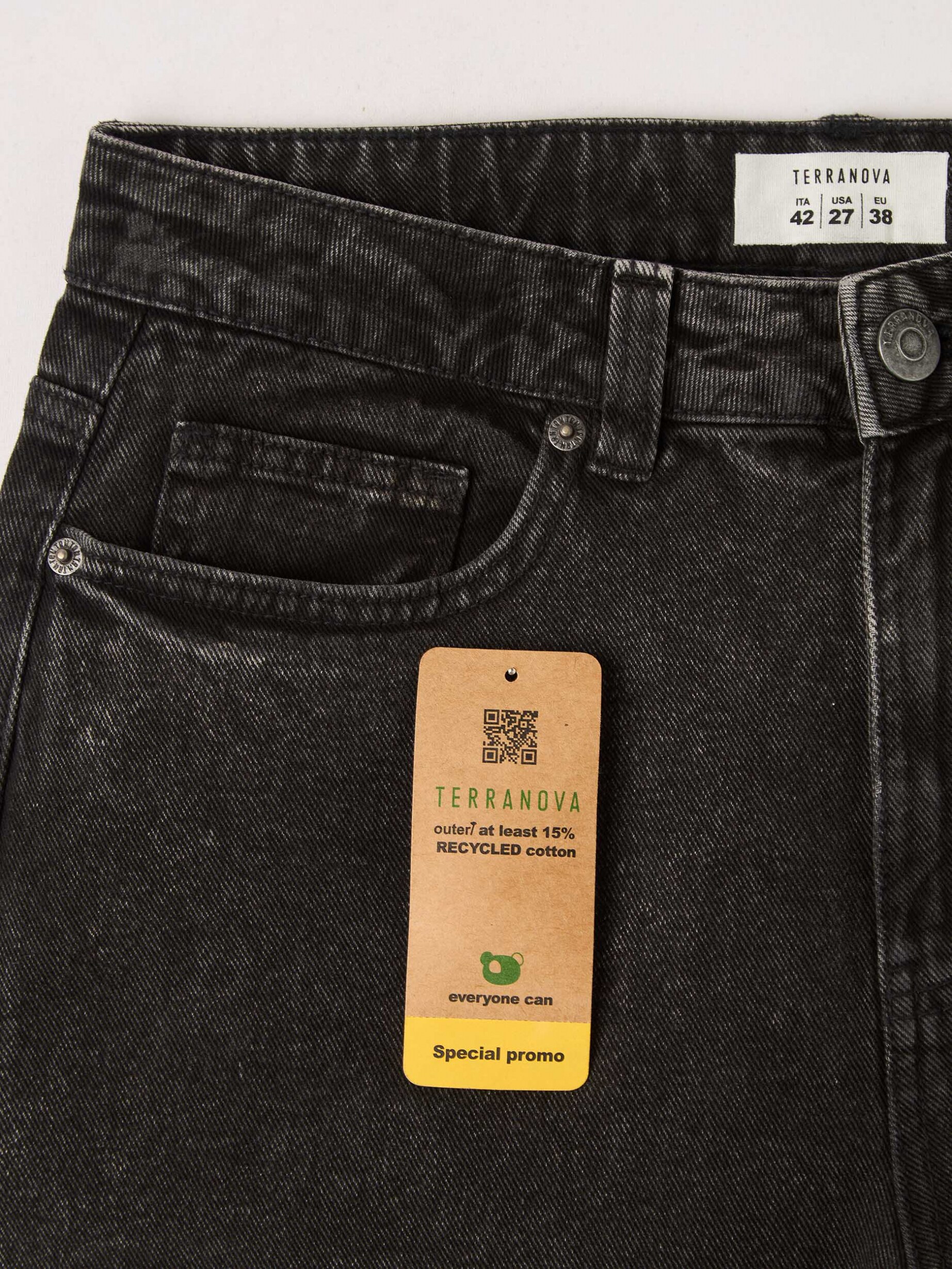 Black Single colour mom fit jeans Buy Online Terranova