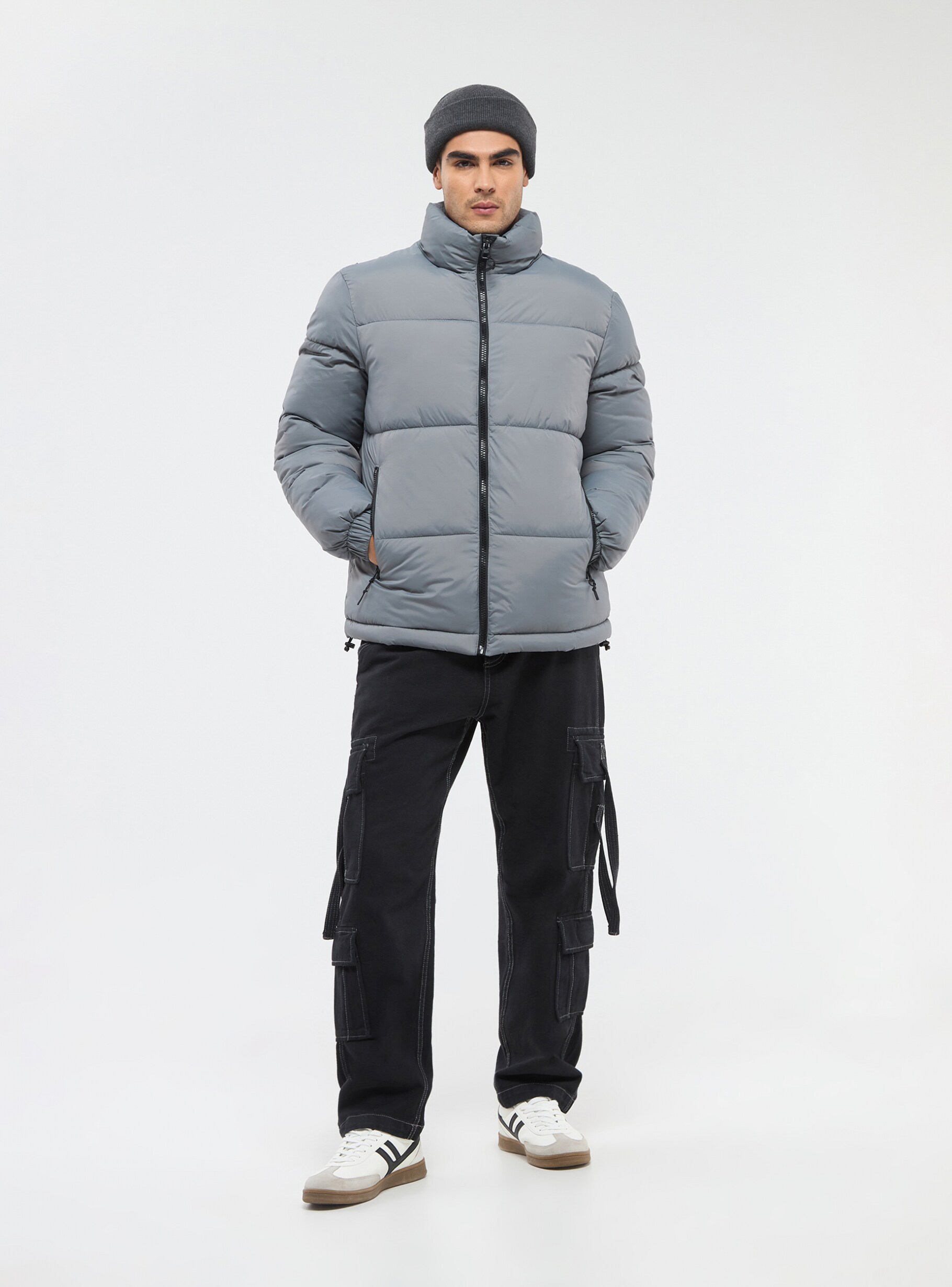 Warrington contrast hem padded jacket discount