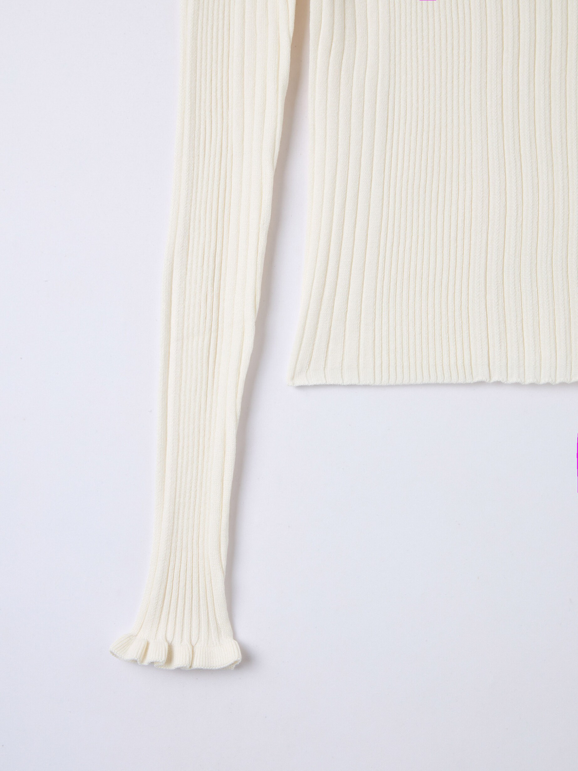 White long sleeve ribbed turtleneck deals