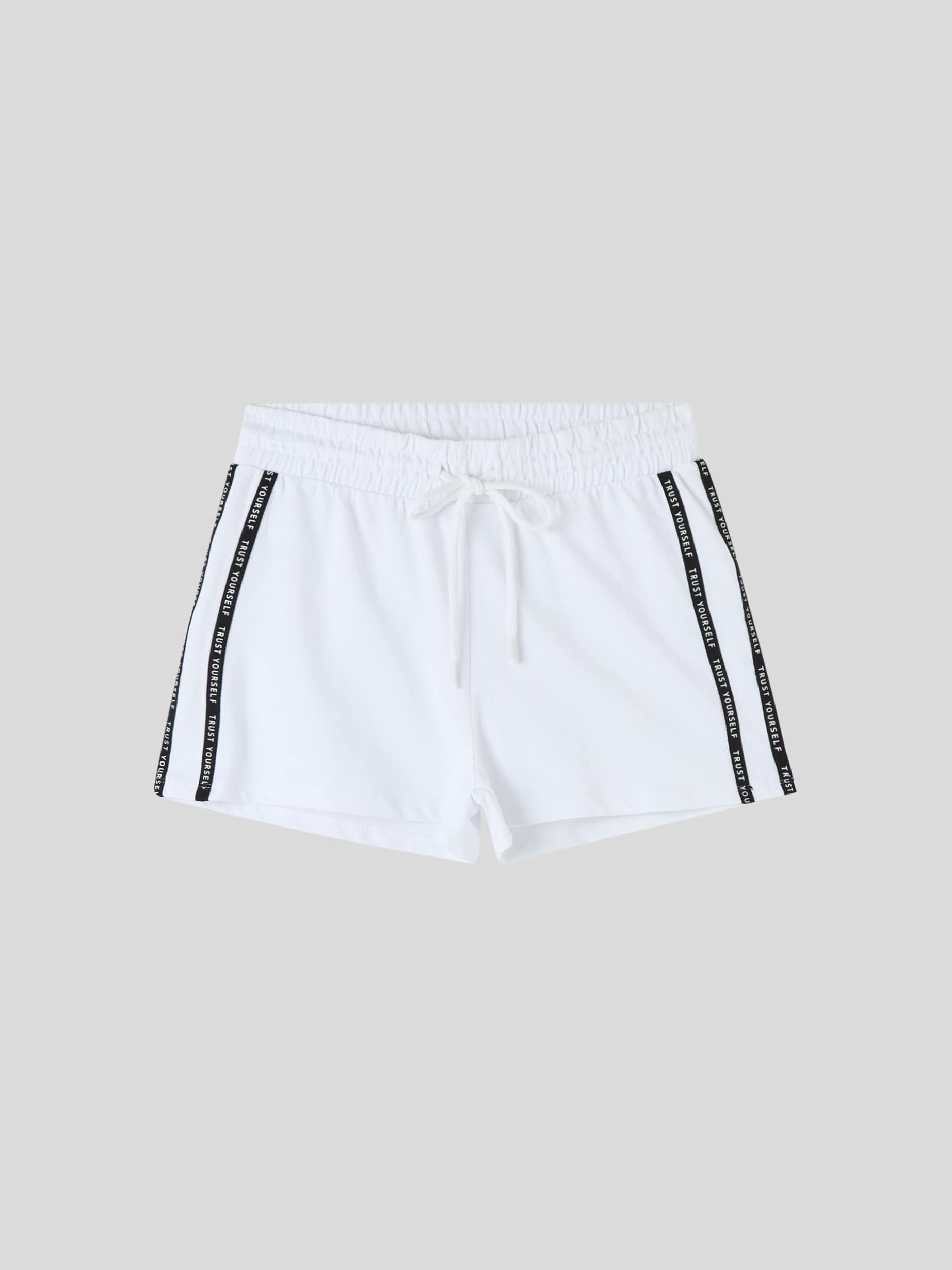 ショートパンツ Federica Tosi Sequined White Mesh Shorts With Elasticized Federica Tosi Sequined White Mesh With Elasticized Waistband
