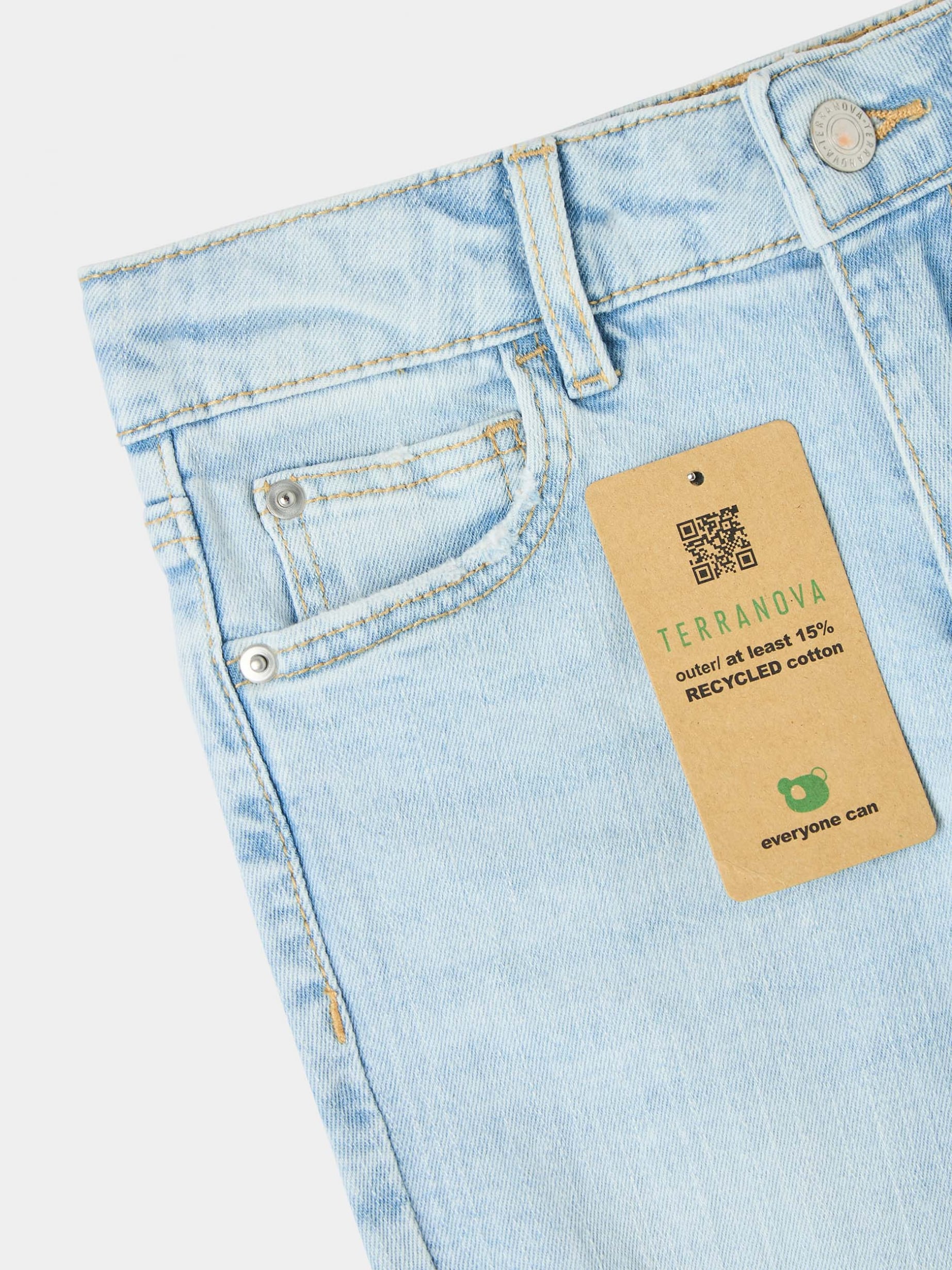 Var light blue denim Flared jeans with rips - Buy Online