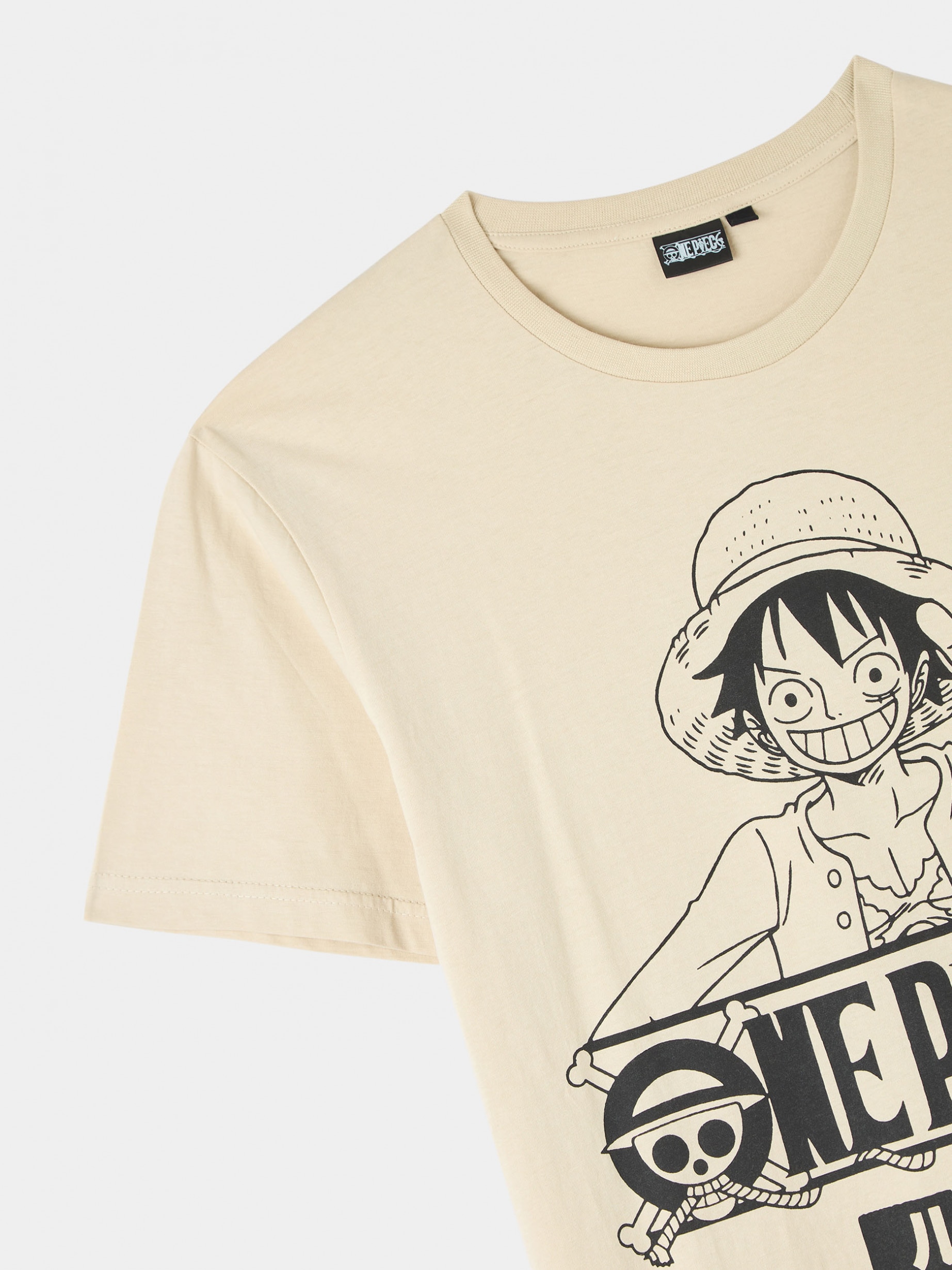 ワンピース T-shirt taffeta one-piece Cream T-shirt with One Piece print - Buy Online | Terranova