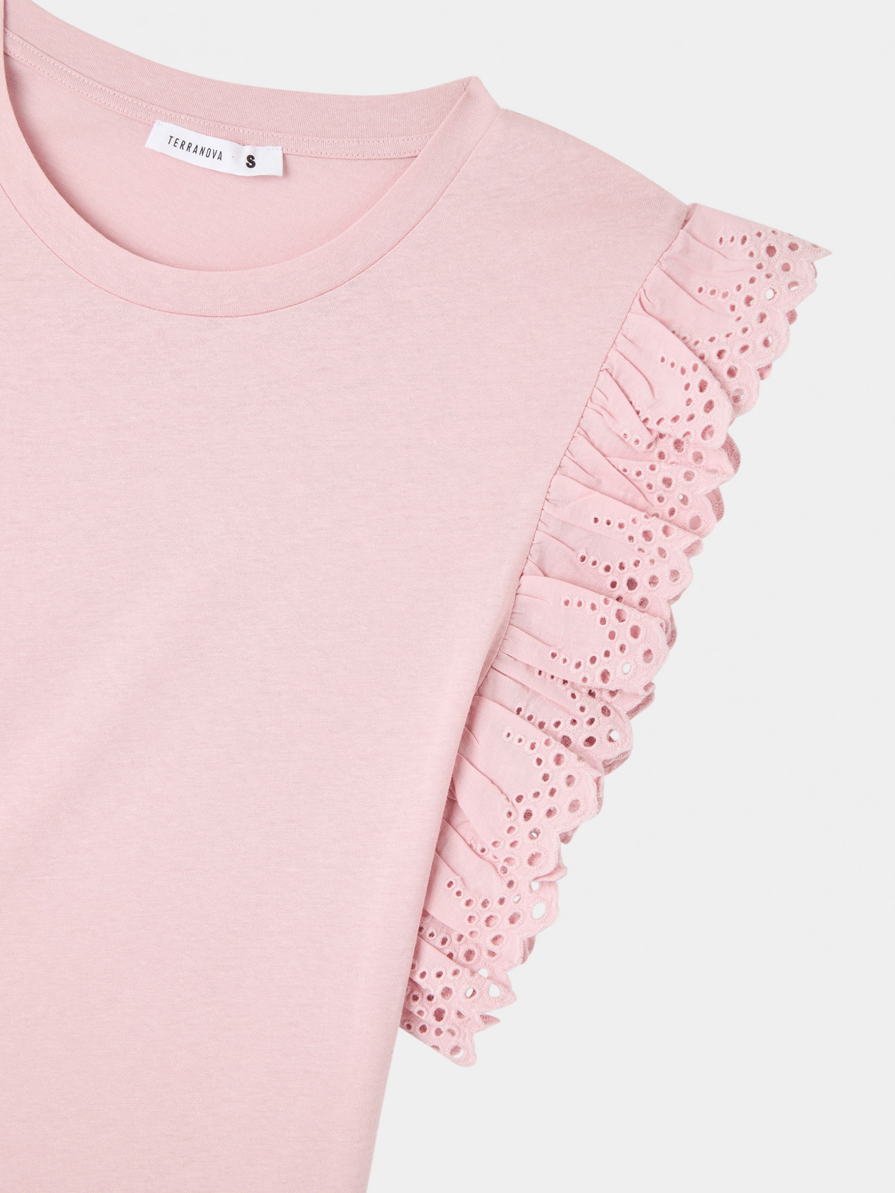JILTU ジルチュ petit frill tee pink × black JILTU ジルチュ petit frill tee pink × black
