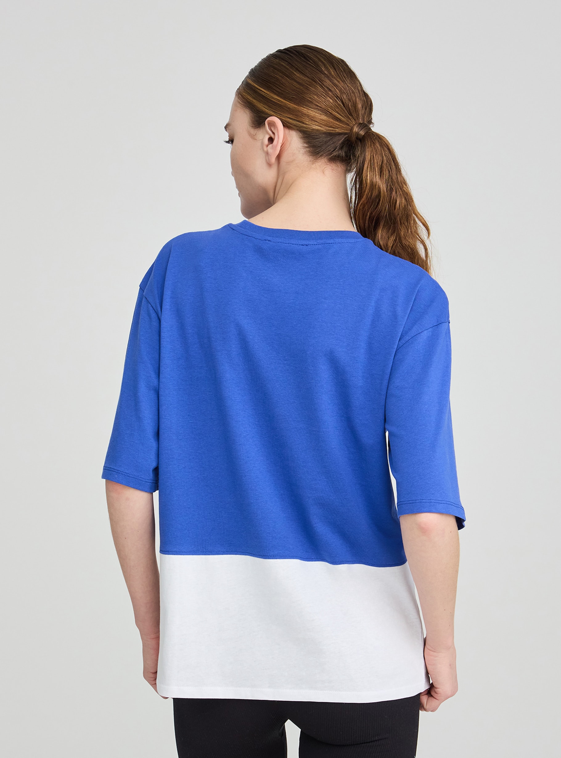 charbon シャルボン WOOL SPLASH DYE T-SHIRTS L PIGMENT DYE PRINT FOOTBALL T-SHIRT