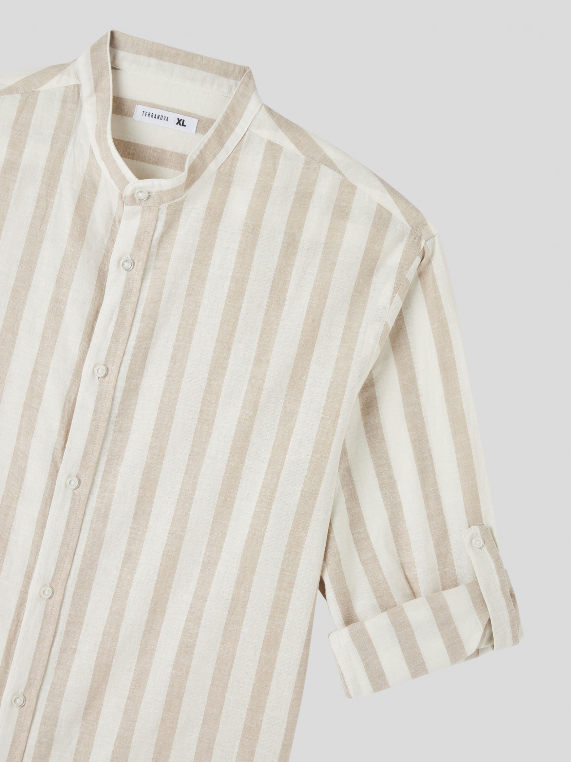【ULLALA】Taylor Short Sleeve Men's Fair Cream Cream Jacquard Short Sleeve Shirt - TK Maxx UK