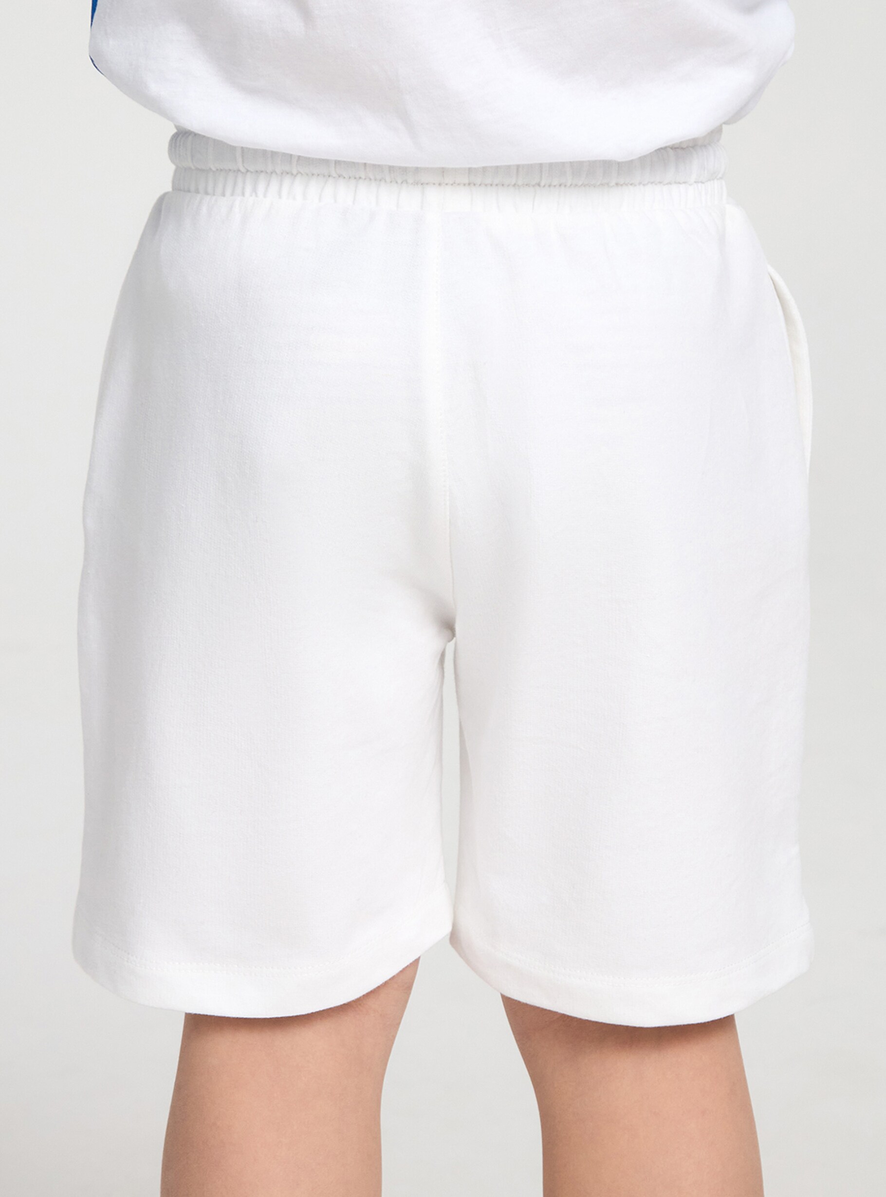 Optical white Tracksuit shorts with Sonic print - Buy Online