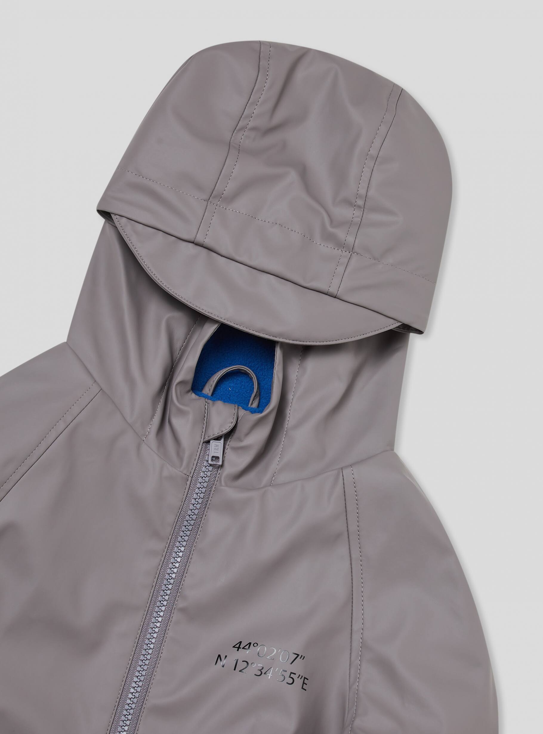 Antracite Hooded raincoat Buy Online Terranova