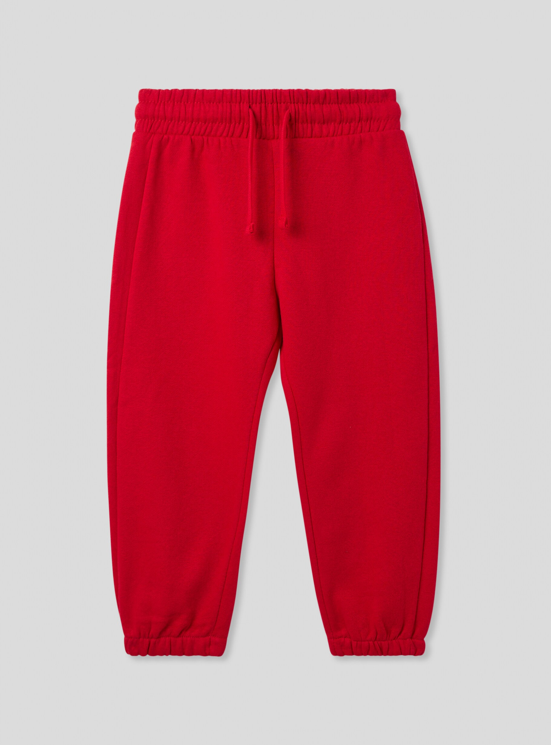 Red bright Heavy sweatpants with drawstring Buy Online Terranova