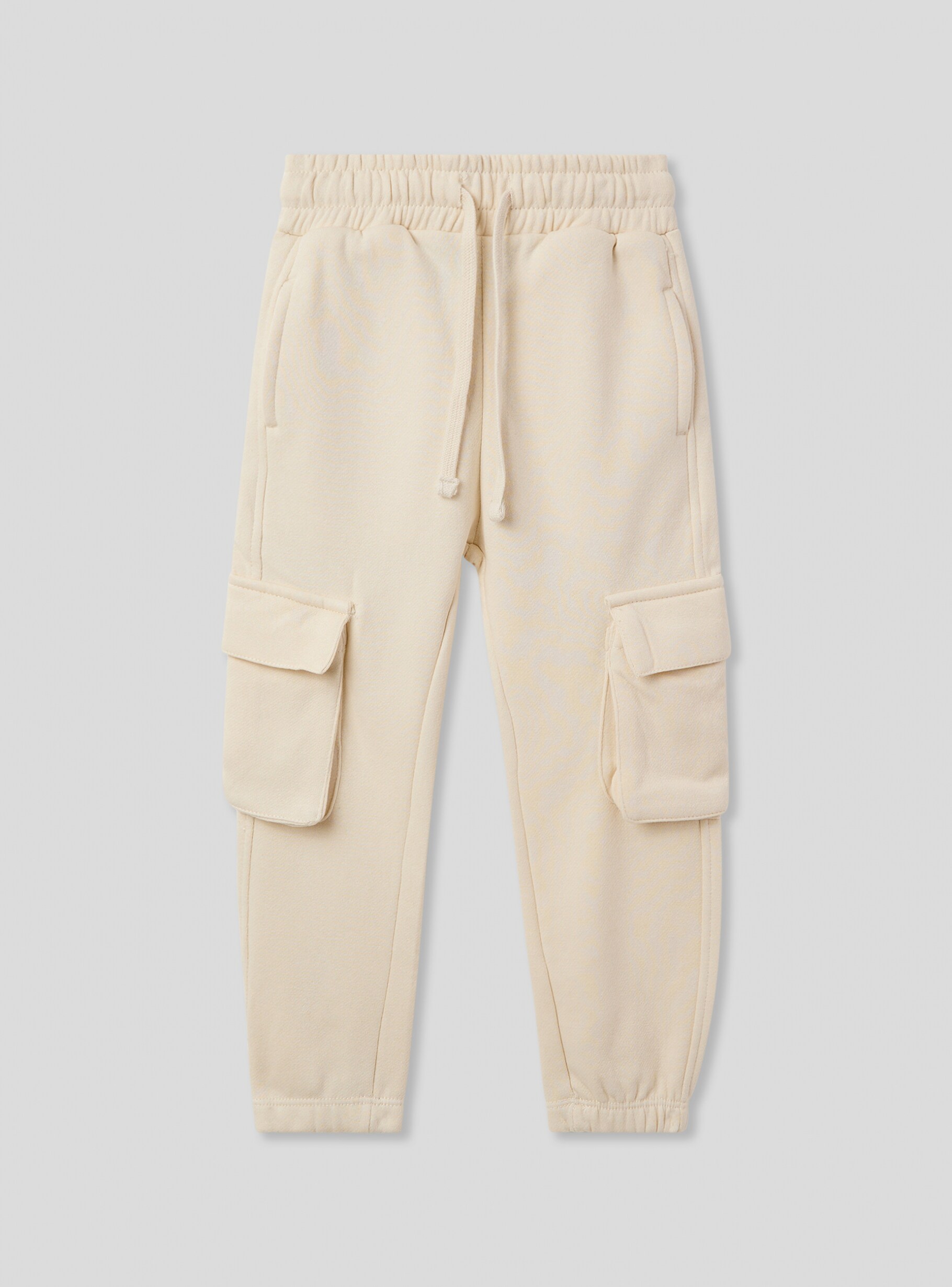 Ivory Heavy cargo sweatpants - Buy Online | Terranova