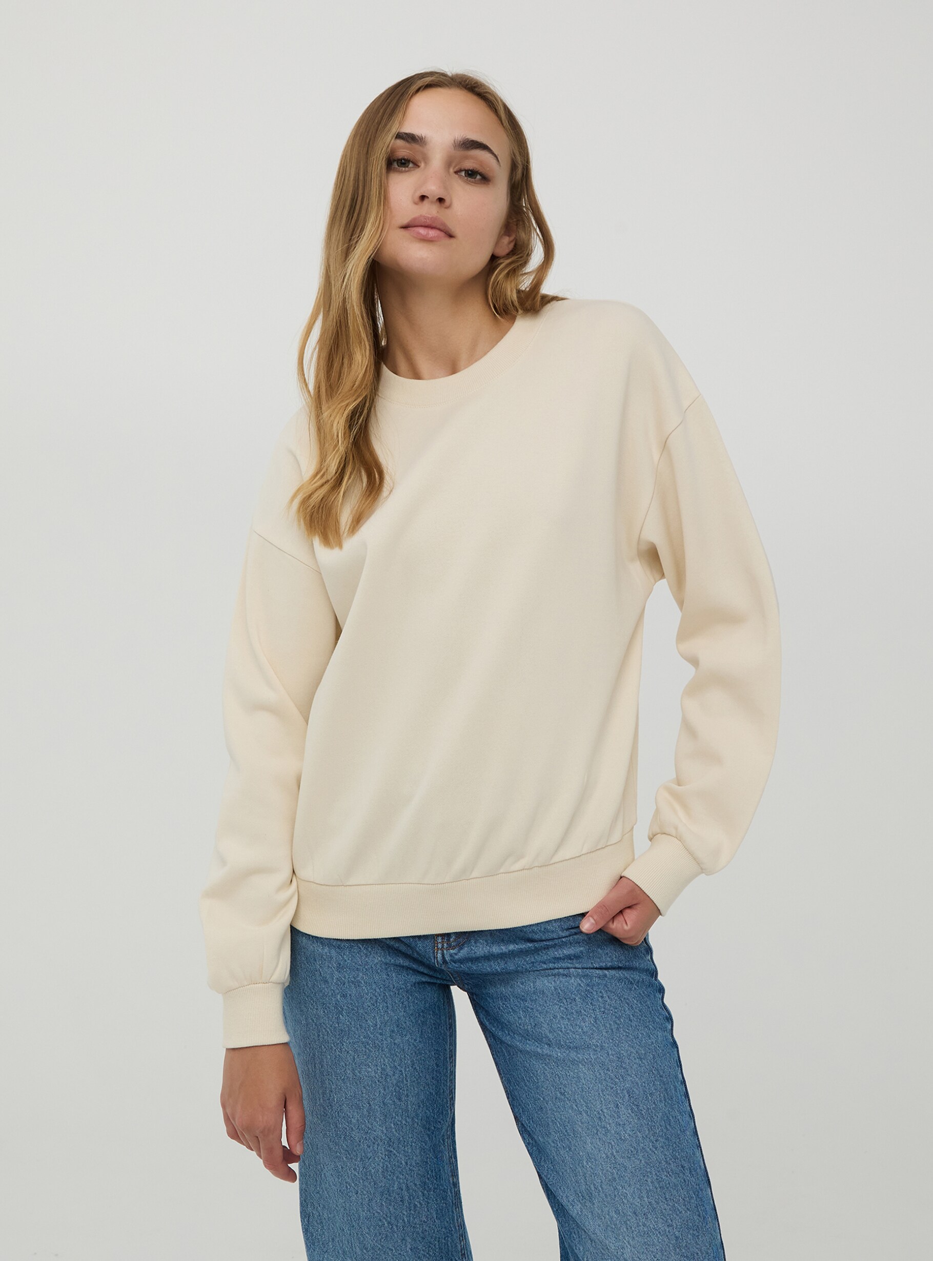 Heavy fleece sweatshirt sales