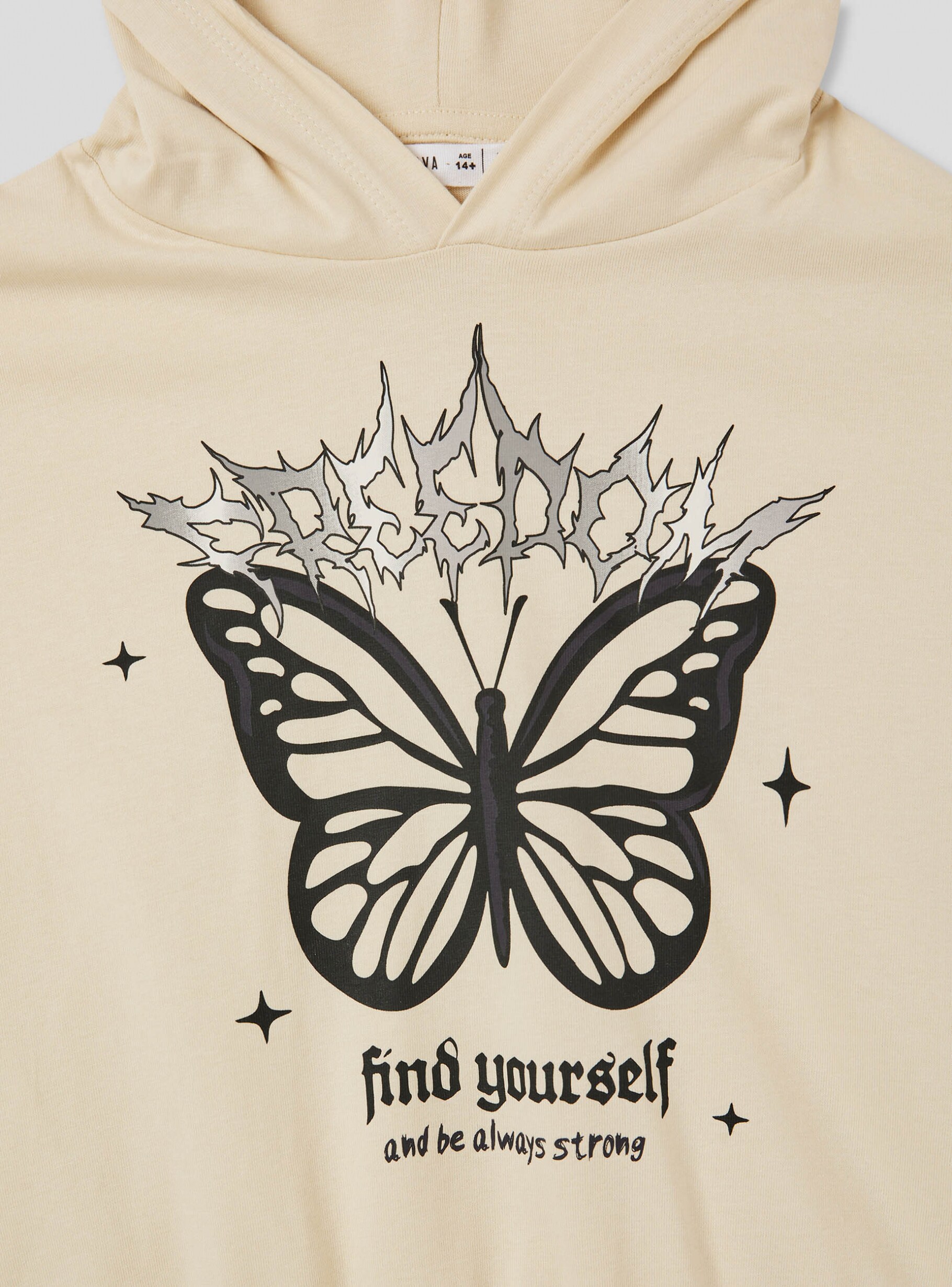 Be yourself hoodie butterfly hot sale