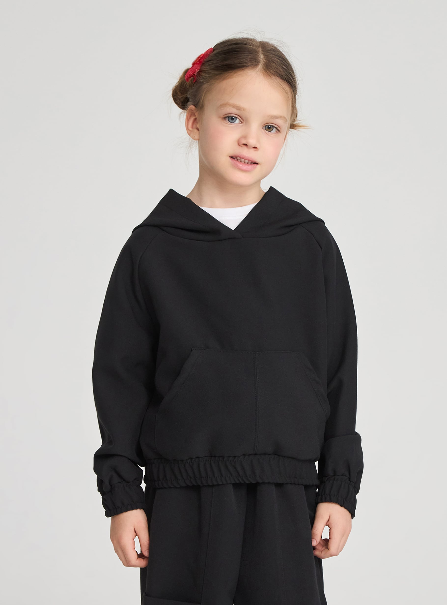 Black Single colour hoodie Buy Online Terranova